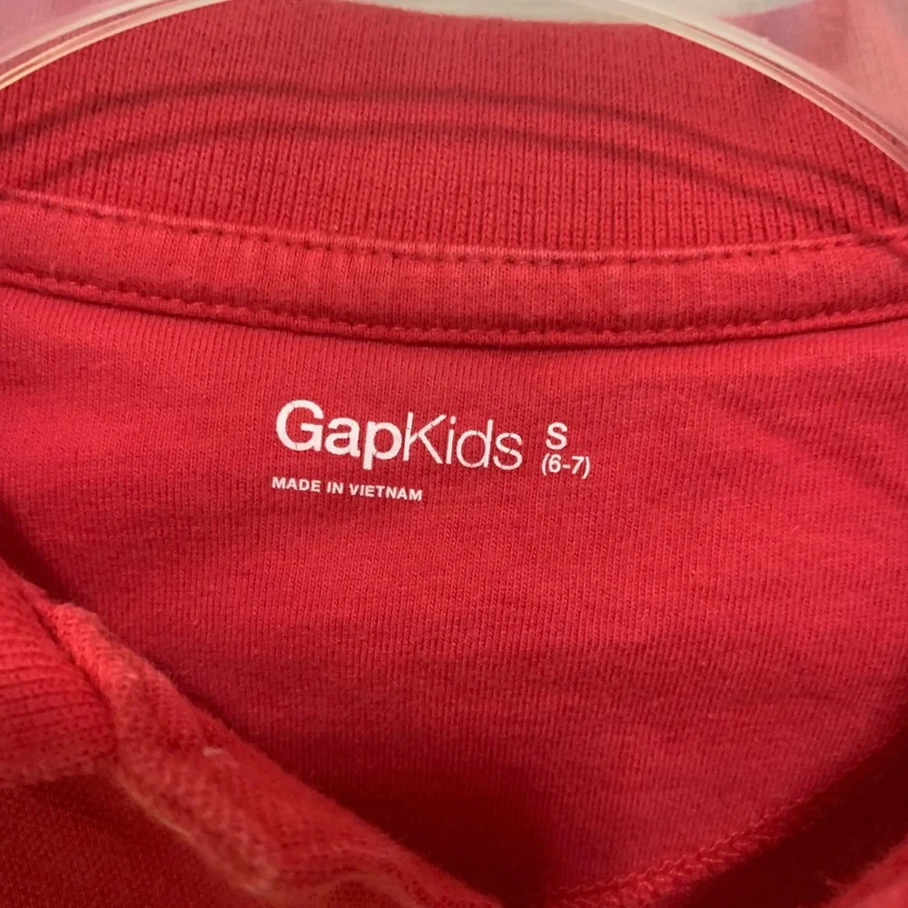 Vintage GAP Red Polo with Lizard Graphic